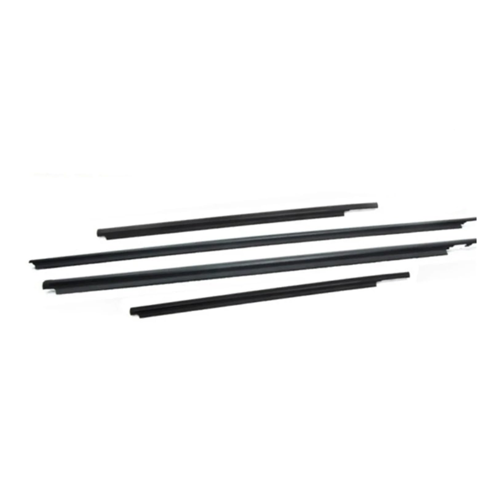 for Toyota for Vios 2008-2013 4PCS Car Outer Windows Rubber Weatherstrip Waterproof Pressure Strip Car Door Seal Protector
