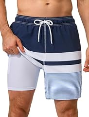 Stripes Navy White Blue