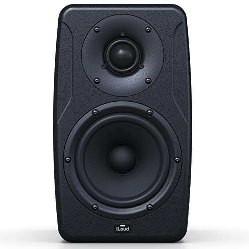 ik multimedia iloud precision 5 linear phase studio monitor with built-in room calibration and ultra-low bass extension