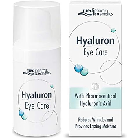 Medipharma Cosmetics Hyaluron Eye Care Cream - Reduces Wrinkles, Dark Circles & Puffing - Paraben Free - Moisturizer - Suitable For Dry, Sensitive Skin - 15 ML Cover