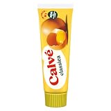 Calvé Maionese Classica, Formato 150 ml, Maionese Calvé Classica con Olio di Semi di Girasole, Ideale per Sandwich e Tartine, Senza Conservanti e Senza Zuccheri, Senza Glutine, Vegetariano