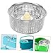 LOEFLIFA Replacement Stainless Steel Mop Bucket Strainer Insert Draining Basket for Efficient Cleaning Compatible Rotating Mop Systems for Home Use