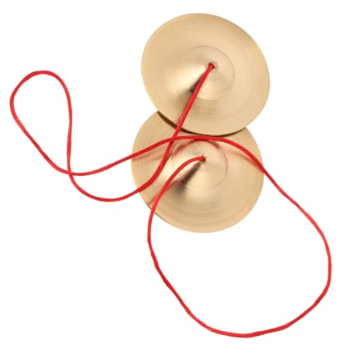ULDIGI 1Pair Alloy Finger Cymbals for Durable Dance Musical Instruments for Belly Dancing Stage Performance and Entertainment