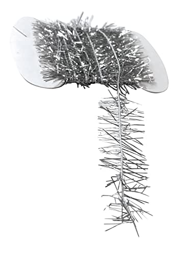 Creative Angler Tinsel Chenille Fly Tying Materials - Fly Tying Thread For Tying Flies - Fly Fishing Accessories For Fly Fishing Kit - Many Colors - (2 Yards) (Silver) #TOP2