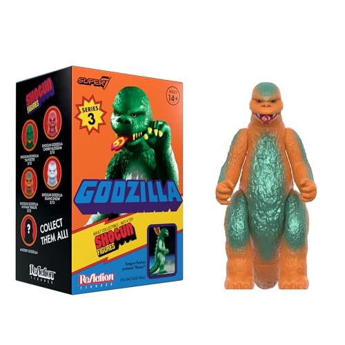 Image of Super7 Toho Shogun Godzilla Blind Box Flat - (12 Pack) 3.75 inch Toho Godzilla Action Figures - Classic Movie Monster Collectibles and Retro Toys