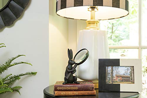 Creative Co-Op Black & White Resin Holds 4" X 6" Picture Frames And Photo Holders, Black #TOP1