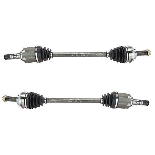 Image of TRQ Front Driver and Passenger Side CV Axle Assembly Set 2 Piece Compatible with 2003-2008 Subaru Forester 2005-2006 Impreza WRX 2006 Impreza 2.5i 2004-2005 RS