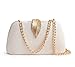 Before & Ever Evening Bag - Small Clutch Purses for Women Wedding - Women's Evening Handbags - Women's Clutch Handbags Formal Crossbody Evening Clutch - Pearl Shimmer