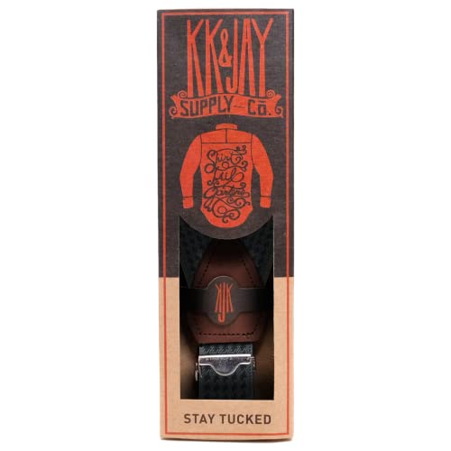 Image of KK & JAY SUPPLY CO. ORIGINAL Stay Tucked Shirttail Garters inchWashington inch Diamond Shirt Stays