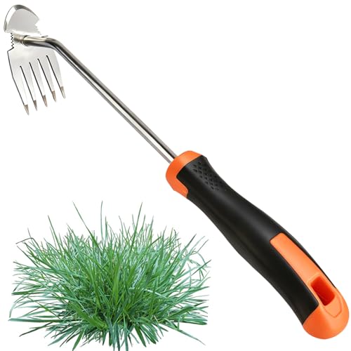 GANCHUN Weed Puller Tool，2025 Newly Weeder Stainless Steel Hand Weed Puller,Portable 5...