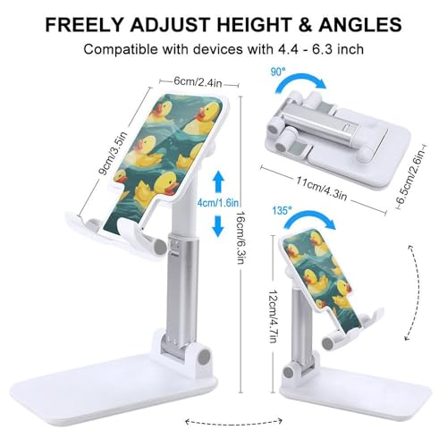 Support téléphone pliable réglable en caoutchouc universel pour smartphone iPhone Android