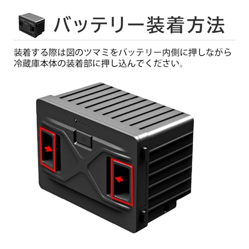 undefined ポータブル冷蔵庫専用 リチウムイオンバッテリー 15600mAh/173Wh 最大15時間駆動 FSAK-002 (バッテリー本体) の商品画像 3