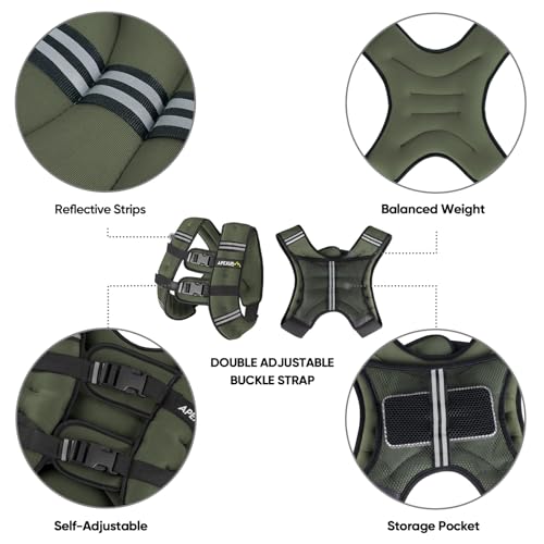 Image of APEXUP Weighted Vest Men Women, Weight Vest for Women Workout Equipment for Strength Training Running