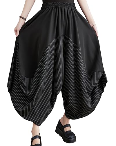 Pantalon sarouel femme fluide et bouffant idéal pour le yoga et le quotidien