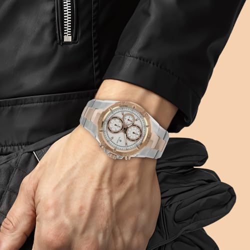 Titan Metal Chronograph Grey Dial Men's Watch Nm9308Km01/Nn9308Km01/Nr9308Km01, Band Color-Multicolor