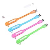 Laptop USB Light For Reading - Keyboard Light for Laptop with Charging Port Compatible iPad iPhone 5/5C/5S/6/6 Plus - Best USB Computer Led Light - Mosquito Repellent Lights - Lifetime Warranty! (White)