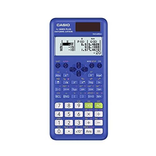 Casio fx-300ES Plus 2nd Ed Standard Scientific Calculator, Blue | 262 functions,…