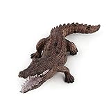Fantarea Realistic Jungle Animal Figures - Crocodile/Alligator - Educational Toys & Cake Toppers for Kids 5-8 Years