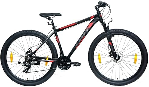 Adult Mountain Bike 29 Inches | Aluminium Frame + 21 Speed Shiman...