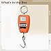 wkao Heavy Duty Hanging Scale, Waterproof Orange Digital Scale, Industrial High-Precision with Stainless Steel Hook, One-Button Zeroing, for Farm Hunting