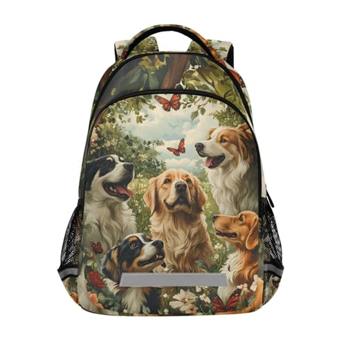 Dog Backpack for Students Boys Girls Dog School Bag Travel Daypack Rucksack