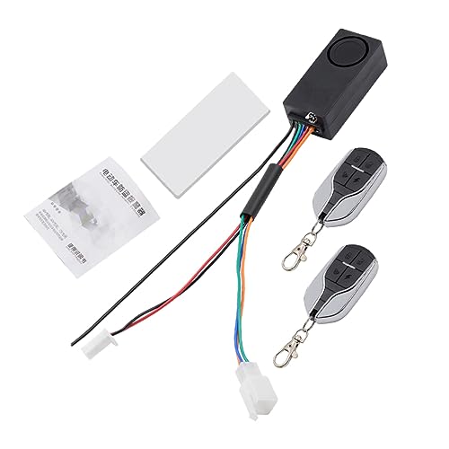 Cabilock 1 Set Electric Motor with Remote Theft Security Sensor Find Function Remote Start Lock Suitable for All Weather Conditions