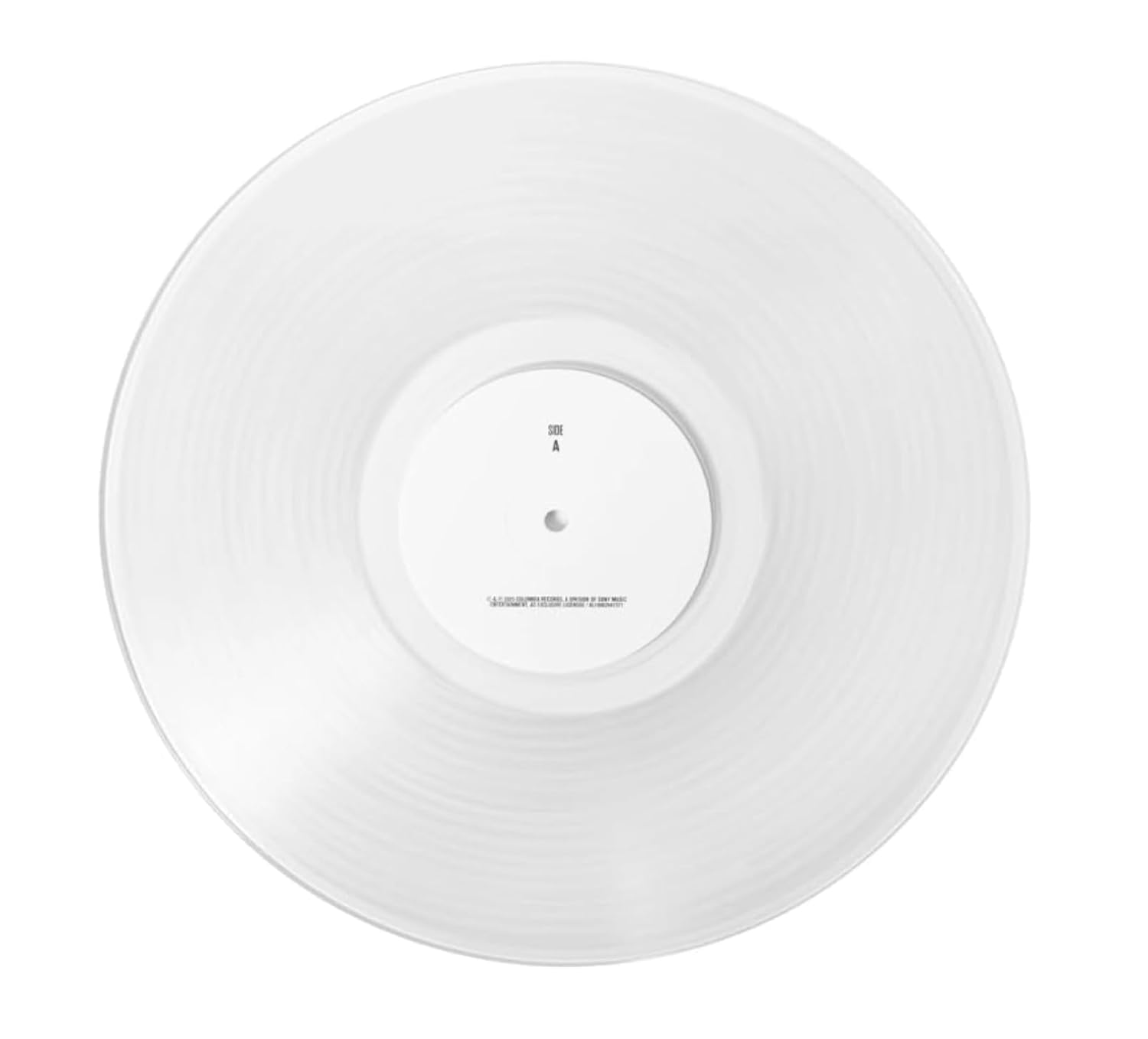 DON'T TAP THE GLASS Clear Test Pressing Edition