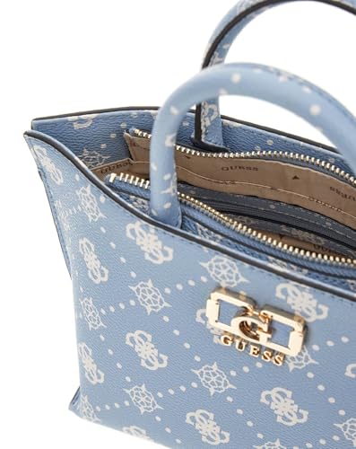 Sac à main GUESS Emelie bleu clair : mini cabas et bandoulière chic