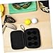 Kisangel Golf Ball Bag Pouch Eva Golf Accessories Pouch Protective Box Portable Neat Storage Case for Balls & Small Gear for Golfers Practice Outdoor Games