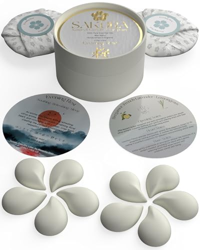 Deep Sleep & Relaxation Handmade Wax Melts - Evening Rest Essential Oil Aromatherapy with Lavender, Bergamot, and Lemongrass - Natural Soy & Rapeseed Wax - 10 Pack Gift Set - Image 8