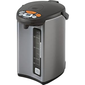 Zojirushi Micom Water Boiler and Warmer (135 oz. / 4L, Silver)