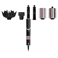 Shark Hair Dryer | FlexStyle Hair Styling System | Portable & Powerful Blow Dryer Brush | Hair Curler & Volumizer | 6 Styling Tools Included | Best for All Hair Types | Black | HD440BK