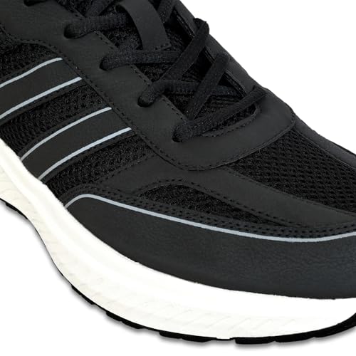 Image of Allen Cooper Training,Road Running,Cricket,Gym,Sports Comfortable Extra Max Cusion with Memory Foam Insole Running Shoes for Men(0624|Black /Grey-Sizes 6,7,8,9,10)