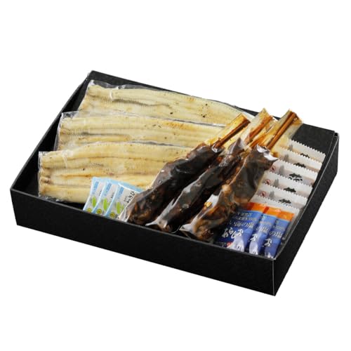 浜名湖産 魚魚一 うなぎ白焼 肝焼セット 白焼 肝焼 焼塩 わさび 各3 たれ 粉山椒付き 鰻 国産【北海道・沖縄県・離島 配送不可】