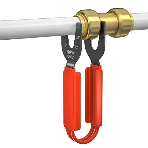 iCrimp CRQ01 Disconnect Tong Sized 1/2 inch, 3/4 inch, 1 inch, Removal Tool used for Demount Brass Push Fit, Push-to-Connect Fittings by IWISS - Image 3