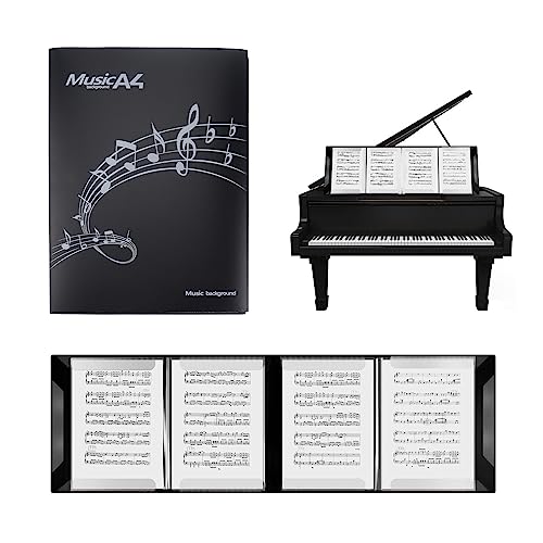 Dossier de Rangement pour Partitions Le Dossier de Partitions de 4 Pages Organise vos Feuilles de Musique pour Piano et Guitare Dossier de Musique pliable Support de partitions - Les Beatles, Paul McCartney, John Lennon, RIngo Starr, George Harrison Dossier de Rangement pour Partitions Le Dossier de Partitions de 4 Pages Organise vos Feuilles de Musique pour Piano et Guitare Dossier de Musique pliable Support de partitions