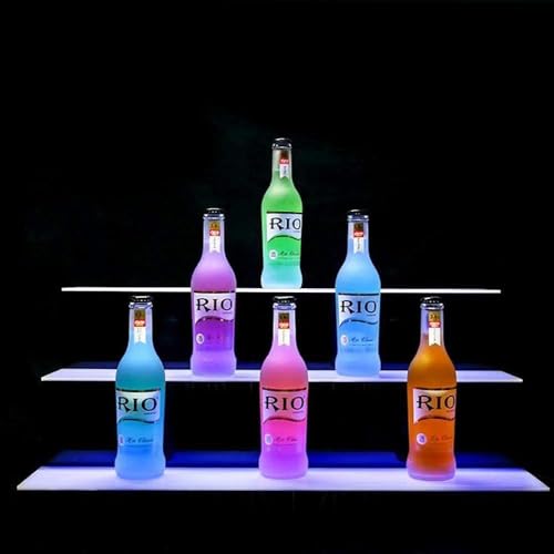 Étagères lumineuses bar à plusieurs couleurs changeantes pour bouteilles d'alcool