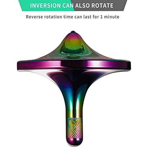 Image of Stainless Steel Spinning Top,Exquisite Toy (Iridescent,3PCS L+M+S)