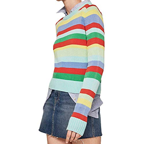Pepe Jeans Multi Noa, Felpa Donna, Multicolore