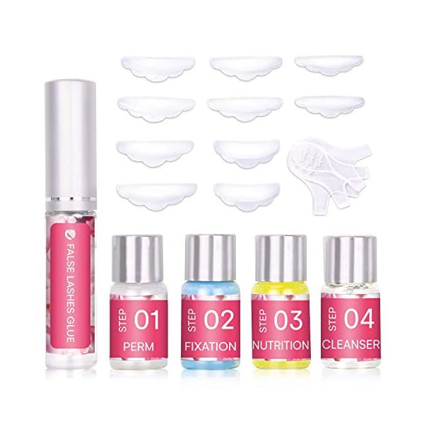 Gleebee Wimpernlifting Lift Kit, Eyelash Perm Kit, Professional Eyelash Lash Extensions, Lash Curling, Semi-Permanent… – Bild 4
