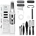 PKBD Pedicure Elettrico Professionale Piedi,Strumenti per la cura dei Piedi e Kit di Accessori,3 Velocità,Impermeabile,Super Lunga Durata Della Batteria,Lima Elettrica per Piedi Esfoliante,Bianco immagine