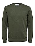 Rundhalsausschnitt SELECTED HOMME Male Strickpullover Langarm