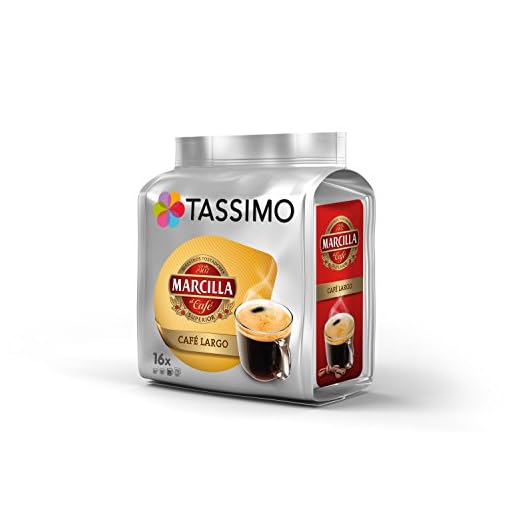 Tassimo Marcilla Café Largo, Kaffee, Kaffeekapsel, Gemahlener Röstkaffee, 16 T-Discs – Bild 3