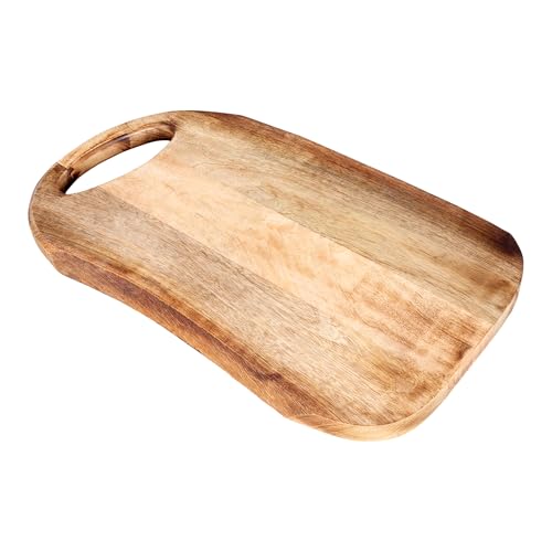 GoCraft Mango Wood Cutting Board β Handcrafted Wooden Chopping Board for Kitchen Prep, Serving & Charcuterie β Rustic & Durable Cutting Surface by GoCraft - Used condition - Image 6