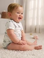 Simple Joys by Carter's Baby 6-pack Short-sleeve Embellished Bodysuit, black/white, 0-3 Months — image 2