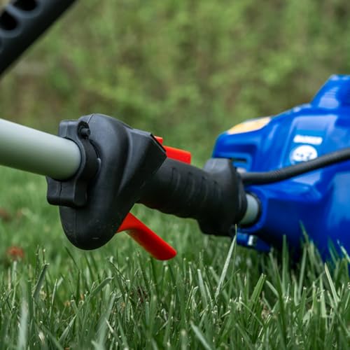 WILD BADGER POWER 26cc Weed Wacker Gas Powered, 2 in 1 String Trimmer/Edger 15" with Curved Shaft, Light Weight 9.9 lbs