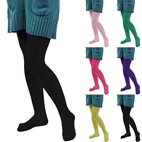 Girls Dance Tights Student School Uniform Tights Kids Cotton Dress Tights Soft Footed Dance Sockings Ballet Tights4