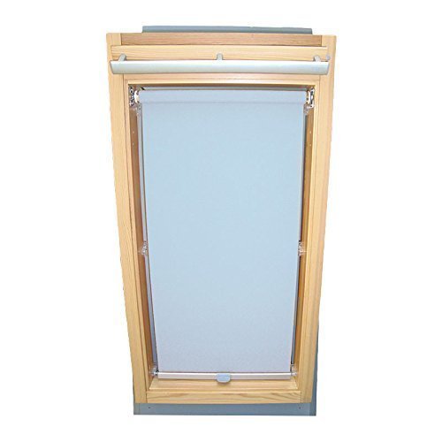 Hochwertiges Sichtschutzrollo Rollo für Velux RHL-EP GGL,GPL,GHL,GTL S08 hellblau // Sichtschutzrollo/Sichtschutz-Rollo/Fensterrollo