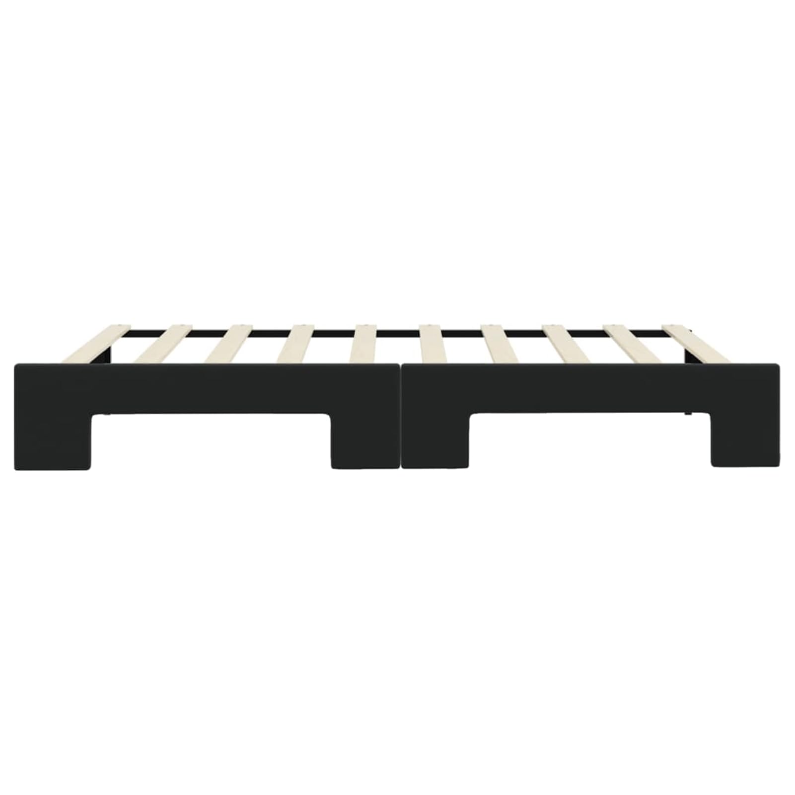ATOMSTACK MAKER Divano letto pieghevole 2 in 1 nero in velluto, divano matrimoniale convertibile con struttura in legno e metallo, 213 x 192,5 cm, ideale per soggiorno o camera da letto degli ospiti
