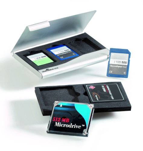 Preisvergleich Produktbild Durable 530923 Speicherkarten-Aufbewahrung Memory Card Box metallic-silber